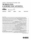 IEEE TRANSACTIONS ON WIRELESS COMMUNICATIONS雜志封面
